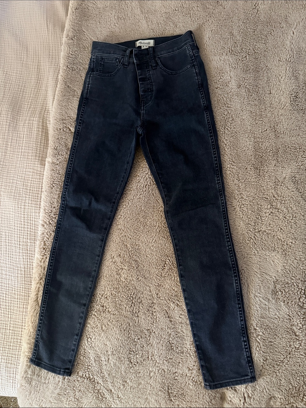 Madewell Dark Wash Skinny High-Rise Jeans